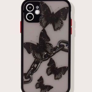 Black butterfly case • Iphone 11 Pro , Iphone XR , Iphone 13
